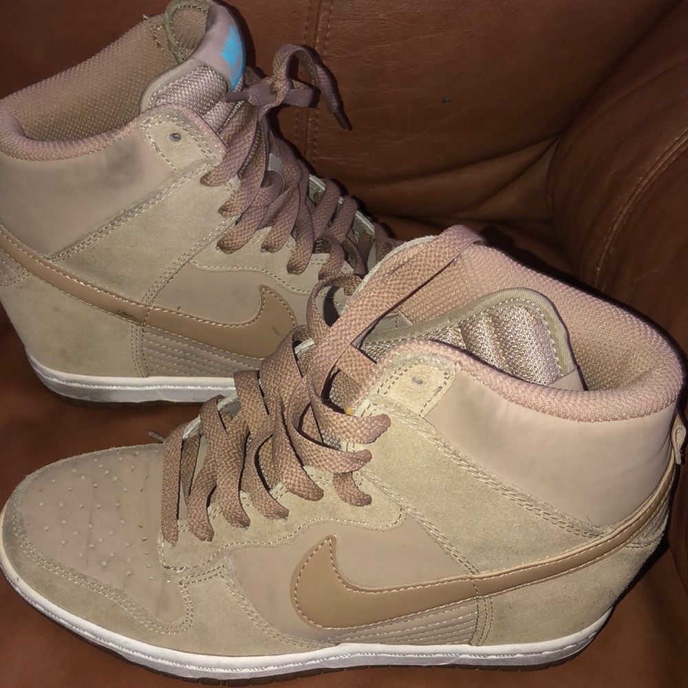 Natural Women's Dunk Sky Hi Essential Casual Sneakers From Finish Line